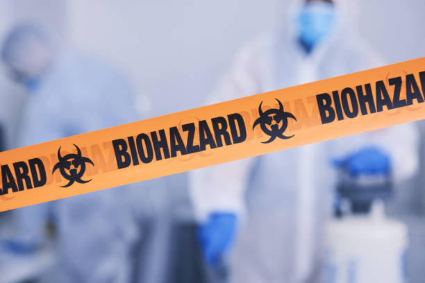 Professional Infectious Disease Decontamination technician working in Davis, NC